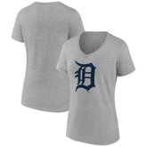 Detroit Tigers Women's Official Logo V-Neck T-Shirt | MLB US