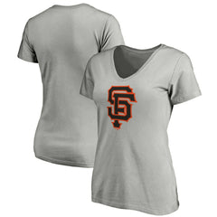 San Francisco Giants Women's Official Logo V-Neck T-Shirt | MLB For sale