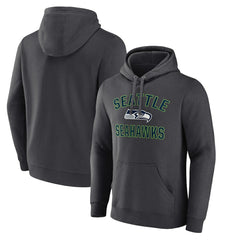 Seattle Seahawks Victory Arch Fitted Pullover Hoodie
