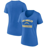 Los Angeles Chargers Women's Victory Arch Team V-Neck T-Shirt
