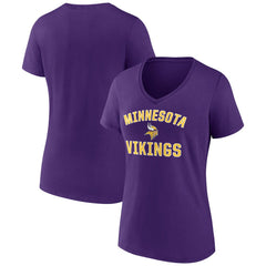 Minnesota Vikings Women's Victory Arch Team V-Neck T-Shirt