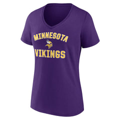 Minnesota Vikings Women's Victory Arch Team V-Neck T-Shirt