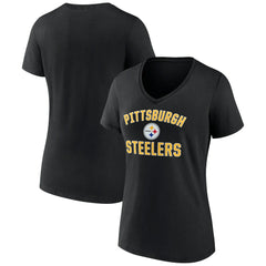 Pittsburgh Steelers Women's Victory Arch Team V-Neck T-Shirt
