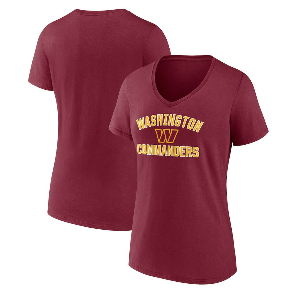 Washington Commanders Women's Victory Arch Team V-Neck T-Shirt