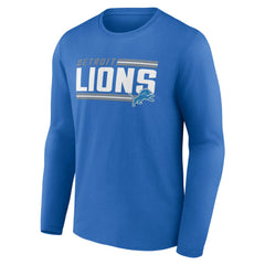 Detroit Lions On Side Stripe Team Long Sleeve T-Shirt