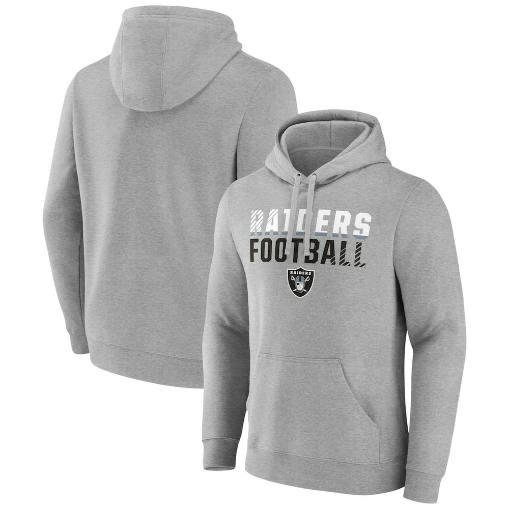 Las Vegas Raiders Team Fade Out Fitted Pullover Hoodie