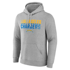 Los Angeles Chargers Team Fade Out Fitted Pullover Hoodie