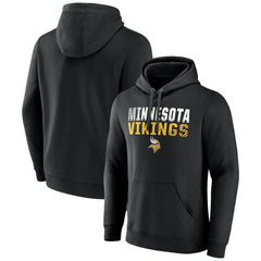 Minnesota Vikings Team Fade Out Fitted Pullover Hoodie