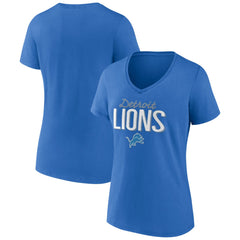 Detroit Lions Women's Nostalgia V-Neck T-Shirt