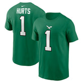 Philadelphia Eagles Nike Jalen Hurts Alternate Player Name & Number T-Shirt