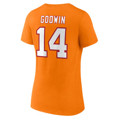 Tampa Bay Buccaneers Fanatics Chris Godwin Women's Throwback Player Icon Name & Number T-Shirt