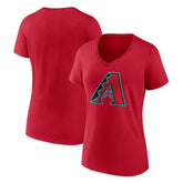 Arizona Diamondbacks Women's Official Logo V-Neck T-Shirt | MLB US