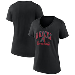 Arizona Diamondbacks Women's Victory Script Team V-Neck T-Shirt | MLB Discount