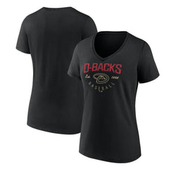 Arizona Diamondbacks Women's Live For It Team V-Neck T-Shirt | MLB US