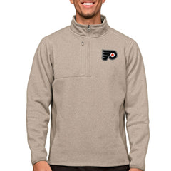Philadelphia Flyers Antigua Course Quarter-Zip Pullover Top Discount