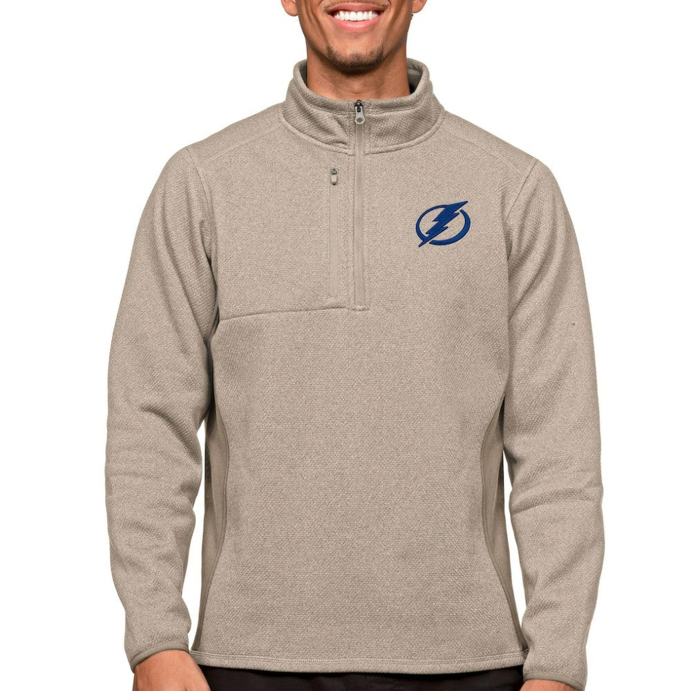 Tampa Bay Lightning Antigua Course Quarter-Zip Pullover Top Online
