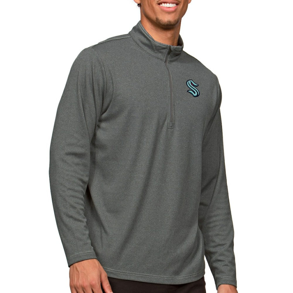 Seattle Kraken Antigua Epic Quarter-Zip Pullover Top For Sale