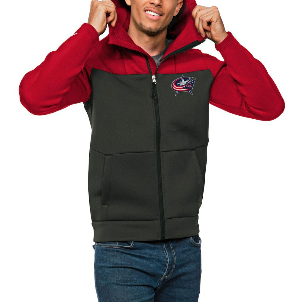 Columbus Blue Jackets Antigua Protect Full-Zip Hoodie Discount