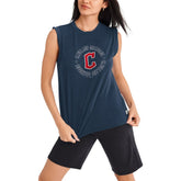 Cleveland Guardians DKNY Sport Women's Madison Tri-Blend Tank Top | MLB Near me
