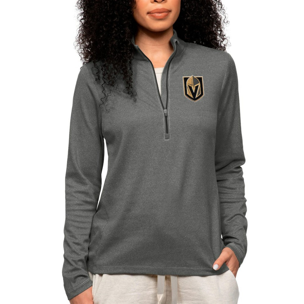 Vegas Golden Knights Antigua Women's Epic Quarter-Zip Pullover Top For Sale