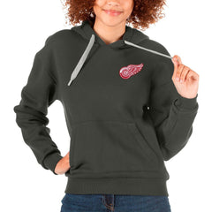 Detroit Red Wings Antigua Women's Victory Pullover Hoodie On Sale
