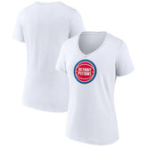 Detroit Pistons Women's Logo V-Neck T-Shirt sale For Sale