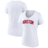 Houston Rockets Women's Wordmark V-Neck T-Shirt On Sale