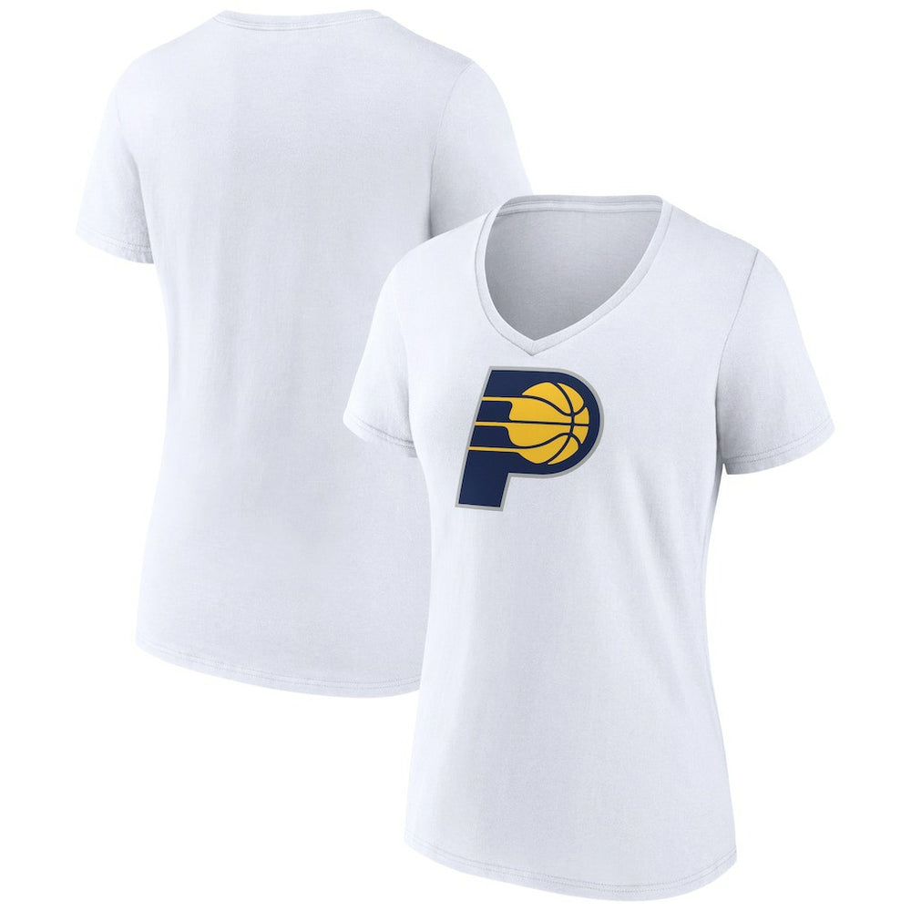 Indiana Pacers Women's Logo V-Neck T-Shirt Discount