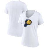 Indiana Pacers Women's Logo V-Neck T-Shirt Discount