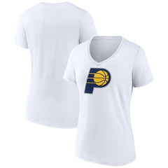 Indiana Pacers Women's Logo V-Neck T-Shirt Discount