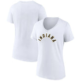 Indiana Pacers Women's Wordmark V-Neck T-Shirt Outlet