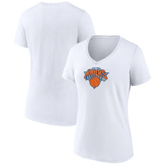 New York Knicks Women's Logo V-Neck T-Shirt Outlet
