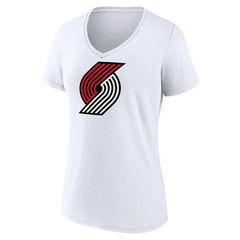 Portland Trail Blazers Women's Logo V-Neck T-Shirt On Sale