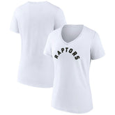 Toronto Raptors Women's Wordmark V-Neck T-Shirt Discount