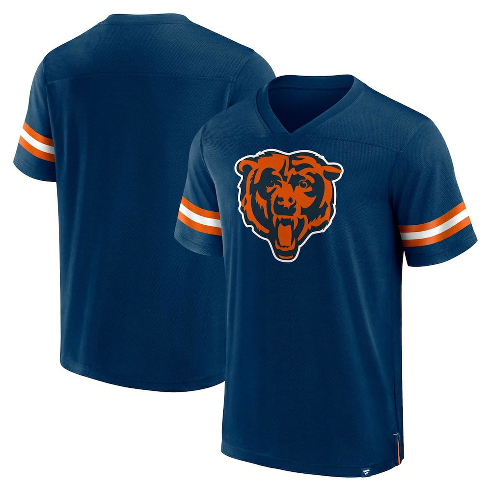 Chicago Bears Fanatics Jersey Tackle V-Neck T-Shirt