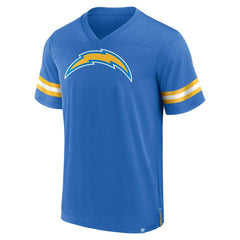 Los Angeles Chargers Fanatics Jersey Tackle V-Neck T-Shirt