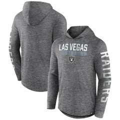 Las Vegas Raiders Fanatics Pill Stack Long Sleeve Hoodie T-Shirt