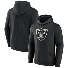 Las Vegas Raiders Fanatics Primary Logo Fleece Pullover Hoodie