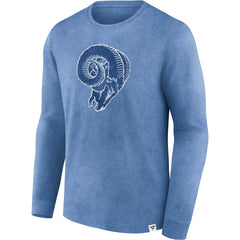 Los Angeles Rams Fanatics Washed Primary Long Sleeve T-Shirt