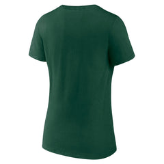 Milwaukee Bucks Women's Wordmark V-Neck T-Shirt Discount