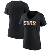 Phoenix Suns Women's Wordmark V-Neck T-Shirt New