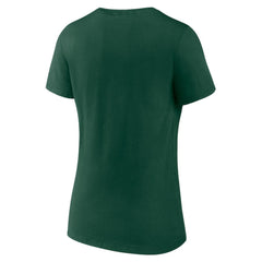 Minnesota Wild Women's Team Logo V-Neck T-Shirt For Sale