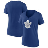 Toronto Maple Leafs Women's Team Logo V-Neck T-Shirt Outlet