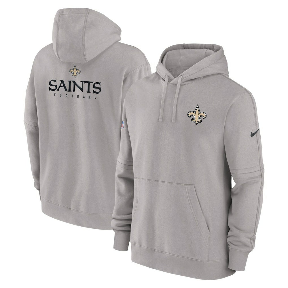New Orleans Saints Nike Sideline Club Fleece Pullover Hoodie
