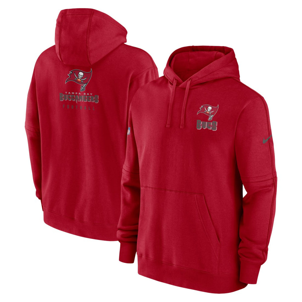 Tampa Bay Buccaneers Nike Sideline Club Fleece Pullover Hoodie