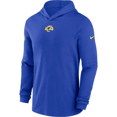 Los Angeles Rams Nike Sideline Performance Long Sleeve Hoodie T-Shirt