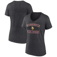 Minnesota Vikings Women's Victory Arch Team V-Neck T-Shirt