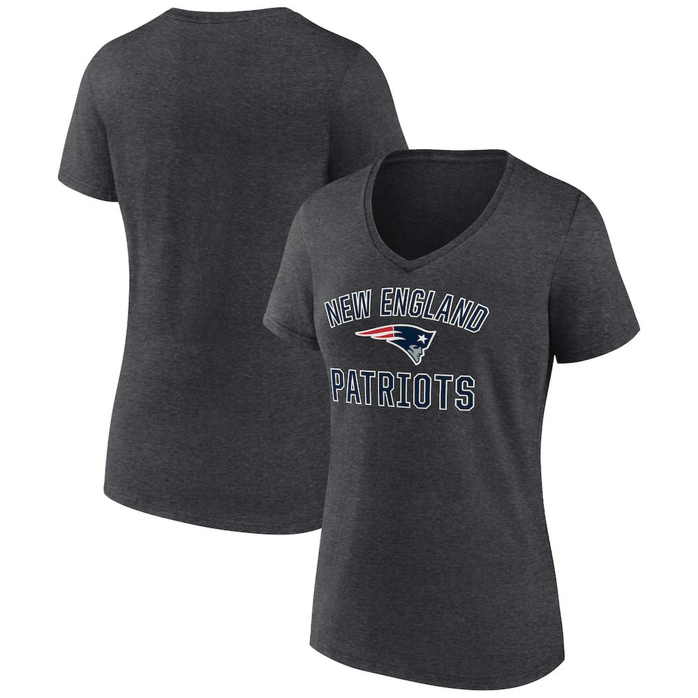 New England Patriots Women's Victory Arch Team V-Neck T-Shirt