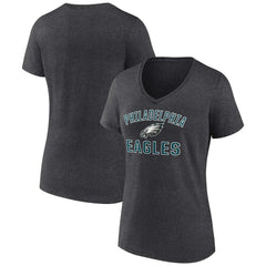 Philadelphia Eagles Women's Victory Arch Team V-Neck T-Shirt