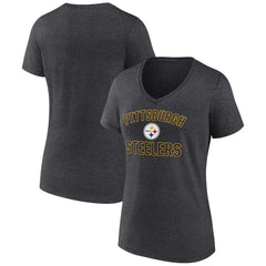 Pittsburgh Steelers Women's Victory Arch Team V-Neck T-Shirt
